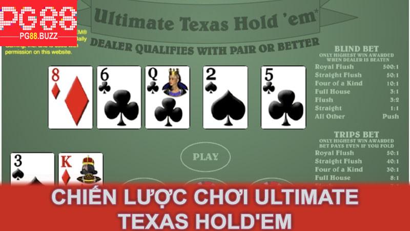 Chiến lược chơi Ultimate Texas Hold'em