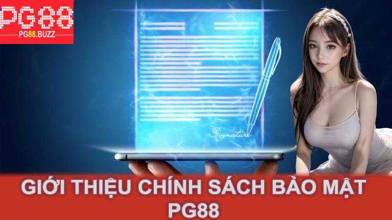 Giới thiệu chính sách bảo mật Pg88