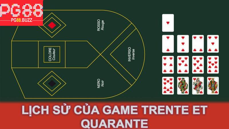 Lịch sử của game Trente et Quarante